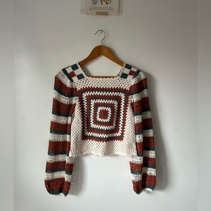 ULLA JOHNSON Crocheted Sweater